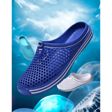 Load image into Gallery viewer, Classic Women Shoes Beach Closed Toe Slippers Unisex Hollow Out Casual Couple Flip Flops Garden Clogs Non-slide Men And Women Slippers