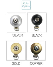 Load image into Gallery viewer, Classical Stainless Bell Cycling Horns Bike Handlebar Bell Horn Crisp Sound Horn Safety Bicycle Bell With Mounting Lock Plates Bike Bell Classic Bicycle Bell For Bike Ring Bell With Loud Sound Bells For Road Mountain Bike Handlebars Adults