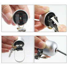 Load image into Gallery viewer, Classical Stainless Bell Cycling Horns Bike Handlebar Bell Horn Crisp Sound Horn Safety Bicycle Bell With Mounting Lock Plates Bike Bell Classic Bicycle Bell For Bike Ring Bell With Loud Sound Bells For Road Mountain Bike Handlebars Adults