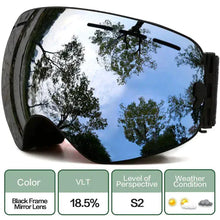 Load image into Gallery viewer, ClearView Anti-Fog Ski Goggles