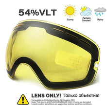 Load image into Gallery viewer, ClearView Anti-Fog Ski Goggles