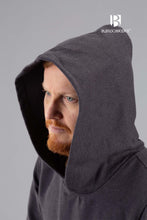 Load image into Gallery viewer, Hooded Long Tunic Renaud Grey