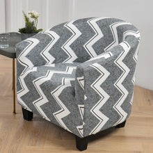 Load image into Gallery viewer, Club Chair Cover Armchair Slipcover Geometric Printed Small Sofa Covers Protect For Pets Chair Decoration Chair Slipcover Decoration Club Chair Cover Spandex Elastic Armchair Slipcover Geometric Printed Small Sofa Covers Protect For Living Room Hotel Bar