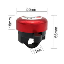 Load image into Gallery viewer, Colorful Cute Bicycle Handlebar Bell Loud Sound Alarm Warning Mini Kids Bike Horn Bells Cycling Ring Children Bike Bell Loud Sound Bicycle Bell For Adults Kids Girls Boys Accessories
