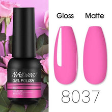 Load image into Gallery viewer, Colorful Glossy Gel Nail Polish 8ml Modern Permanent UV LED Nails Gel Luxury Fashion For Women and Girls Shine Design