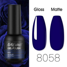 Load image into Gallery viewer, Colorful Glossy Gel Nail Polish 8ml Modern Permanent UV LED Nails Gel Luxury Fashion For Women and Girls Shine Design