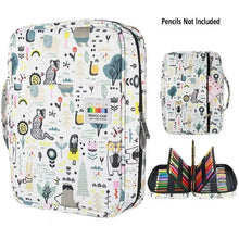 Load image into Gallery viewer, Colorful Large Capacity Pencil Bag Organizer Portable Multilayer Holder Big Pencil Bag
