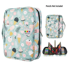 Load image into Gallery viewer, Colorful Large Capacity Pencil Bag Organizer Portable Multilayer Holder Big Pencil Bag