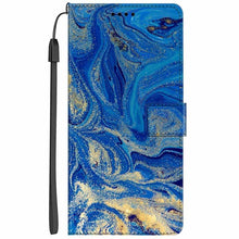 Load image into Gallery viewer, Colorful Marble Flip Leather Case For iPhone 11 12 13 Pro Max Cover iPhone12 Mini iphone12 iphone13 13pro Wallet Stand Marble Phone Covers Marble Flip Leather Phone Case Magnetic Kickstand Protective Cover