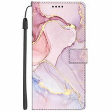 Load image into Gallery viewer, Colorful Marble Flip Leather Case For iPhone 11 12 13 Pro Max Cover iPhone12 Mini iphone12 iphone13 13pro Wallet Stand Marble Phone Covers Marble Flip Leather Phone Case Magnetic Kickstand Protective Cover