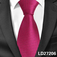 Load image into Gallery viewer, Colorful Men Necktie Business Wedding Fashion Various Colors Easy Match Ties For Men Men's Necktie Classic Tie Business Suit Accessory Elegant Tie