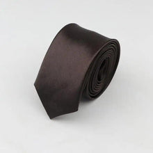 Load image into Gallery viewer, Colorful Men Polyester Slim Men Necktie Simple Design Party Necktie Wedding And Daily Wear Neck Ties