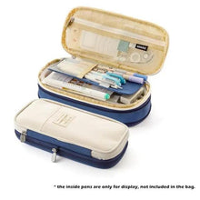 Load image into Gallery viewer, Colorful Pencil Organizer Pouch Pen Holder School Supplies Portable Travel Simple Storage Box Easy Grip Handle