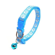 Load image into Gallery viewer, Colorful Super Soft Nylon Pet Adjustable Collars Cute Print Collar Stylish Footprint Pets Necklace Collars For Dogs