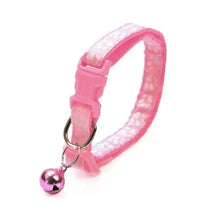 Load image into Gallery viewer, Colorful Super Soft Nylon Pet Adjustable Collars Cute Print Collar Stylish Footprint Pets Necklace Collars For Dogs