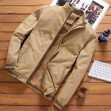 Load image into Gallery viewer, Comfortable Autumn Mens Jackets Casual Male Cotton Thick Warm Jacket Elegant Soft Jackets For Men Water Resistant Windbreaker Jacket Classic Men Clothing