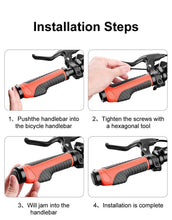 Load image into Gallery viewer, Comfortable Bicycle Handlebars Grip Handles Rubber Integrated Handle Bar Shockproof Anti-Slip Racing Road Bike Grip Anti-Slip Well-Functional Stylish Design Suitable For Performance And Long Riding