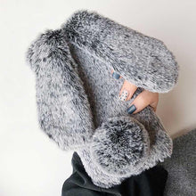 Load image into Gallery viewer, Comfortable Bunny Funny Women Phone Cover For iPhone 12 mini 11 Pro Max Hairy Cute Rabbit Animal Case For iPhone XS MAX XR Soft Lightweight Phone Cover Girl Gifts
