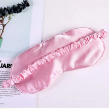Load image into Gallery viewer, Comfortable Pink Silk Elegant Sleeping Mask Long Eyelash Sleeping Eye Mask Soft Sleeping Mask With Elastic Strap Breathable Lightweight Blindfold For Women Eye Cover Eyeshade With Luxury Bag