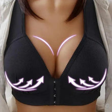 Load image into Gallery viewer, Comfortable Seamless Bra For Women Fashion Push Up Bras Wire Free Lingerie Full Cup Bralette Cotton Underwear Brassiere Front Closure
