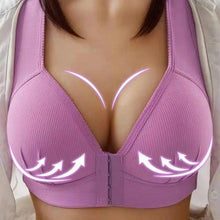 Load image into Gallery viewer, Comfortable Seamless Bra For Women Fashion Push Up Bras Wire Free Lingerie Full Cup Bralette Cotton Underwear Brassiere Front Closure
