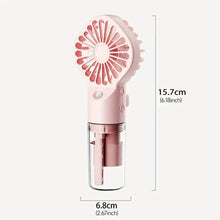 Load image into Gallery viewer, Compact Hydrating Mist Fan