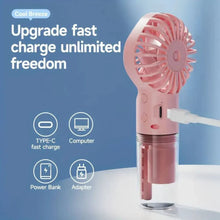 Load image into Gallery viewer, Compact Hydrating Mist Fan