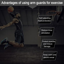 Load image into Gallery viewer, Compression Sleeve Sports Arm Cover Basketball Cycling Arm Warmer Summer Running UV Protection Volleyball UV Sun Protection Cooling Arm Sleeves Compression Sports Cover Up Arm Sleeve For Biking Cycling Outdoor Sports