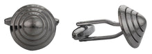Load image into Gallery viewer, Conical Cufflinks in Gun Metal