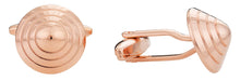 Load image into Gallery viewer, Conical Cufflinks in Rose Gold
