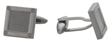 Load image into Gallery viewer, Contemporary Gun Metal Cufflinks