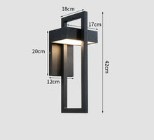 Load image into Gallery viewer, Mandotos Contemporary Patio Wall Light LED Weatherproof Outdoor Wall Lamp Energy Efficient Minimalist