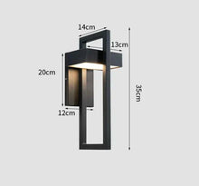Load image into Gallery viewer, Mandotos Contemporary Patio Wall Light LED Weatherproof Outdoor Wall Lamp Energy Efficient Minimalist
