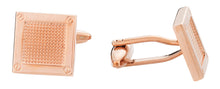 Load image into Gallery viewer, Contemporary Rose Gold Cufflinks