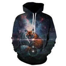 Load image into Gallery viewer, Cool 3D Sweatshirts Men And Women Hoodies With Hat Printed For Casual Wear And Party Wear Trendy Hooded 3D Digital Print Hoodies Fashion Hooded Realistic Hoody Sweatshirt Casual Long Sleeve Pullover Jumpers Unisex Tops