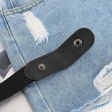 Load image into Gallery viewer, Cool Buckle-Free Stretch Elastic Waist Belt Unisex Style No Buckle Fashion Waistbands For Men And Women Simple Black Stretch Belt Invisible Elastic Belt For Jeans Pants Dresses