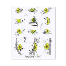 Load image into Gallery viewer, Cool Geometrics Pattern Water Decals Stickers Flower Leaves Slider For Nails Spring Summer Nail Art Decoration Tattoos Women Nail Art Stickers Water Transfer Decals Design Nail Art Supplies Manicure Acrylic Nail Foil Stencils Decorations