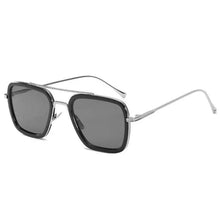Load image into Gallery viewer, Cool Glasses Modern Elegant Cosplay Vintage Retro Sunglasses Vintage Aviator Square Sunglasses for Men Gold Frame Retro Classic Sunglasses