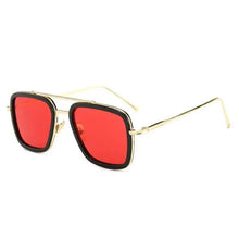 Load image into Gallery viewer, Cool Glasses Modern Elegant Cosplay Vintage Retro Sunglasses Vintage Aviator Square Sunglasses for Men Gold Frame Retro Classic Sunglasses