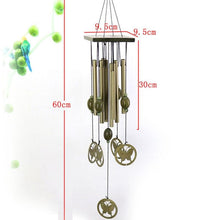 Load image into Gallery viewer, Copper Wind Chimes Bells Copper Tubes Metal Pipe Wind Chimes Rust-Proof Copper Wind Chimes For Garden Patio Yard And Home Decoration Door Hanging Ornament Outdoor Yard Garden Home