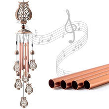 Load image into Gallery viewer, Copper Wind Chimes Outdoor Classic Wind Chimes Memorial Wind Chime Gifts for Grand Mother Garden Yard Decor Gift