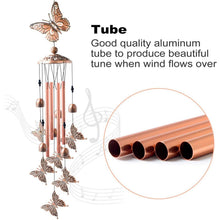 Load image into Gallery viewer, Copper Wind Chimes Outdoor Classic Wind Chimes Memorial Wind Chime Gifts for Grand Mother Garden Yard Decor Gift