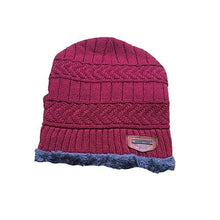 Load image into Gallery viewer, Coral Fleece Scarf Winter Hat Soft Men Beanie Warm Hat Knit Letter Double Layer Cap Gorgas Bonnet Knitted Hat Set Outdoor Sport Warm Beanies Hat For Men Knitted Hats Bandana Hiking Camping Kid Neck Warmer Cap