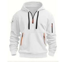 Load image into Gallery viewer, Cotton Dropped Shoulder Hooded Sweatshirt