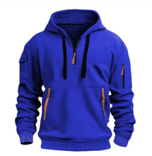 Load image into Gallery viewer, Cotton Dropped Shoulder Hooded Sweatshirt