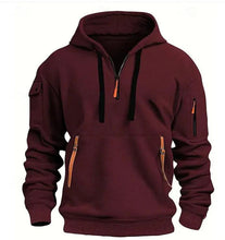 Load image into Gallery viewer, Cotton Dropped Shoulder Hooded Sweatshirt