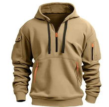 Load image into Gallery viewer, Cotton Dropped Shoulder Hooded Sweatshirt