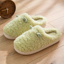 Load image into Gallery viewer, Couples Home Slippers Warm Cute Womans Mens Slipper Winter Shoes New Fashion Casual Fur Plush Slides Winter Slippers For Women House Slippers Fluffy Soft Comfy Fuzzy Slippers Faux Fur Plush Anti-Skid Slippers
