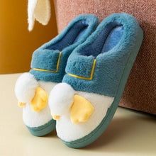 Load image into Gallery viewer, Couples Home Slippers Warm Cute Womans Mens Slipper Winter Shoes New Fashion Casual Fur Plush Slides Winter Slippers For Women House Slippers Fluffy Soft Comfy Fuzzy Slippers Faux Fur Plush Anti-Skid Slippers