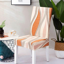 Load image into Gallery viewer, Covers for Dining Room Seat Protector Stretch Removable Printed Chair Cover Elastic Seat Chair Covers Removable And Washable Stretch Banquet Hotel Dining Room Washable Furniture Chair for Kids Pets Home Ceremony Banquet Wedding Party